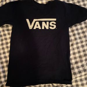 navy vans t shirt